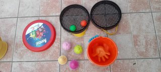 Set giochi spiaggia oltre 25 pz