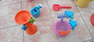 Set giochi spiaggia oltre 25 pz
