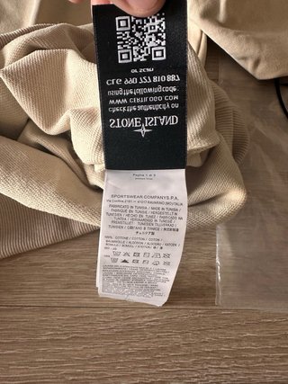 Sudadera Stone Island Media Cremallera Beige