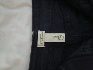 Minifalda vaquera negra Talla S