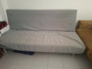 Sofá cama gris