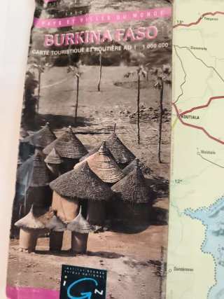 Mapa Burkina Faso 1994