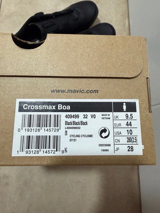 Zapatillas Mavic Crossmax Boa Talla 43/44
