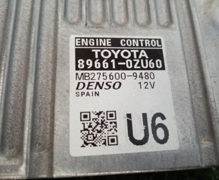 896610zu60 centralita motor uce toyota auris 94783