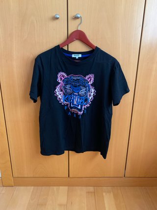 Camiseta Kenzo Negra con Tigre