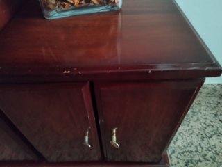 Entradita de madera con espejo