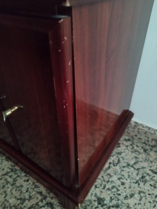 Entradita de madera con espejo