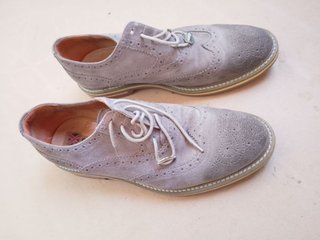 Scarpe Oxford Brimarts grigio 40 camoscio pelle