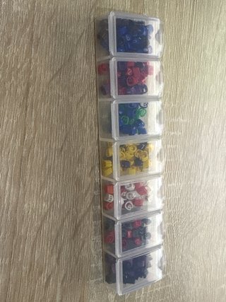 100 Unidades Marcadores Numerados Cables