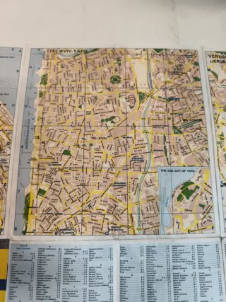 Mapa de Israel 1998