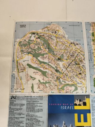 Mapa de Israel 1998