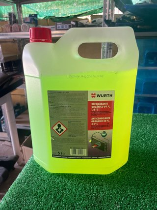 Líquido Anticongelante Würth Orgánico 50% 5L