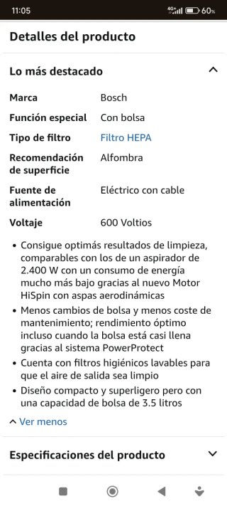 Aspiradora Bosch GL-20 Roja