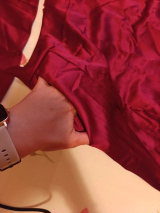 Conjunto dos piezas raso rojo
