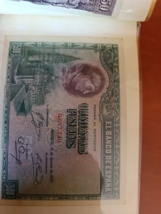Album Billetes de España