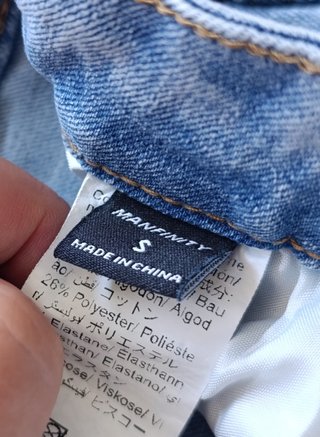 Bermuda Vaquera Rotos Shein Manfinity Talla S