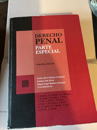Derecho penal. Parte especial
