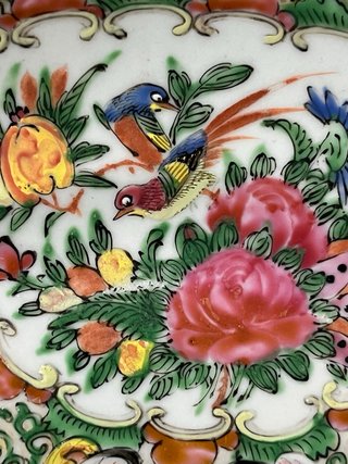 Plato porcelana china Cantón
