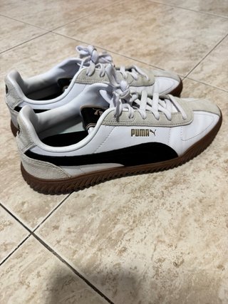 Zapatillas Puma Hombre Talla 42 Beige/Blanco
