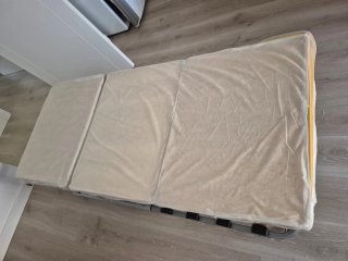 Puf Cama Plegable Rojo