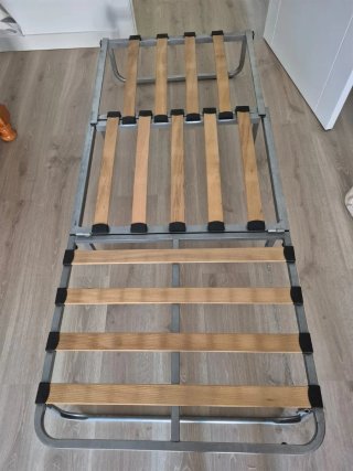 Puf Cama Plegable Rojo