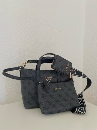 Bolso Guess Negro/Gris