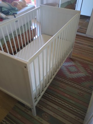 Cuna SUNDVIK Ikea Blanca