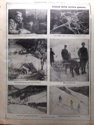La Tribuna Illustrata 1917 n.5 WW1 El Baruni