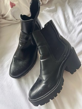 Botines Stradivarius Talla 37 Negros