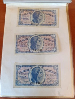 Album Billetes de España