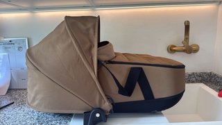 Capazo Stokke Babyzen + funda + plástico lluvia