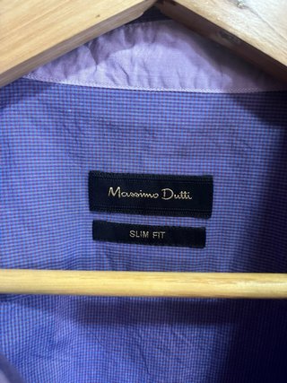 Camisa Massimo Dutti Azul Talla L