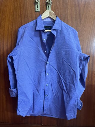 Camisa Massimo Dutti Azul Talla L