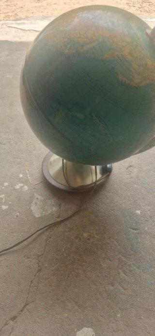 Globo Terráqueo Vintage Iluminado