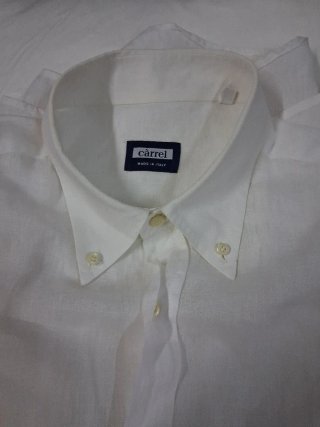 Camicia Carrel Uomo Puro Lino Tg 54