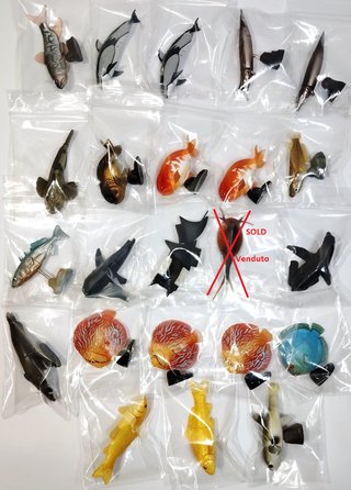 Kaiyodo Animatales Set 22 Miniature Animali marini