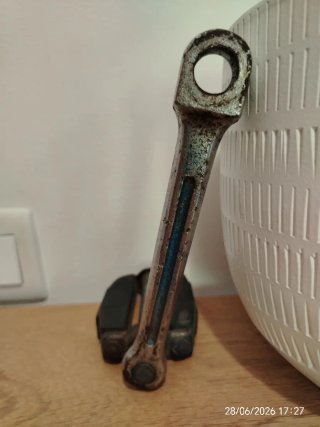 Biela y pedal de bicicleta