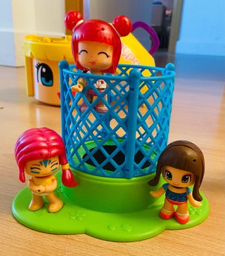 Pin y Pon Parque Infantil + 24 Figuras,accesorios