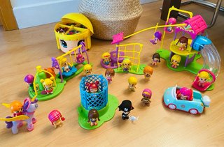 Pin y Pon Parque Infantil + 24 Figuras,accesorios