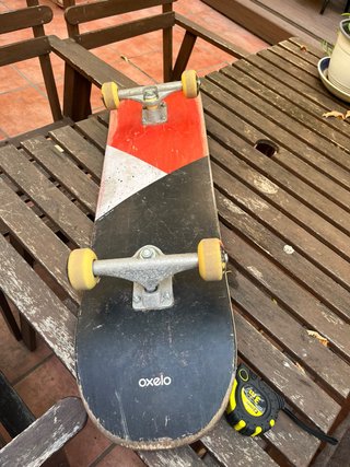 Skate Oxelo Negro y Rojo