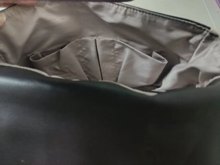 Bolso bandolera Tous piel serpiente y negro