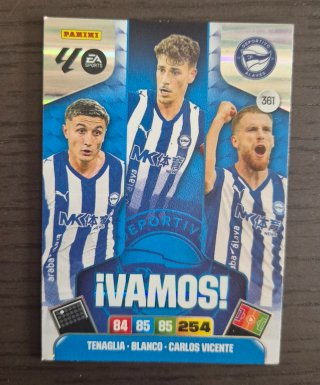 Carta Panini Vamos Deportivo Alavés 25-26