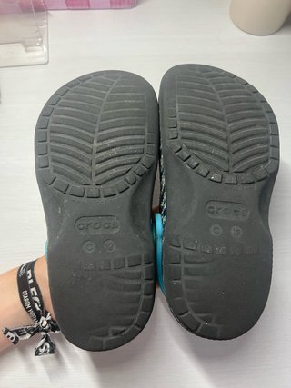 Crocs Negro Multicolor Talla 12