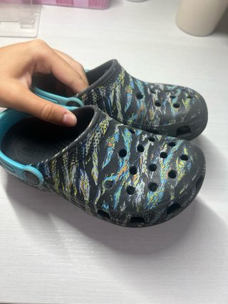 Crocs Negro Multicolor Talla 12