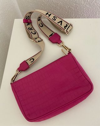 Bolso bandolera rosa