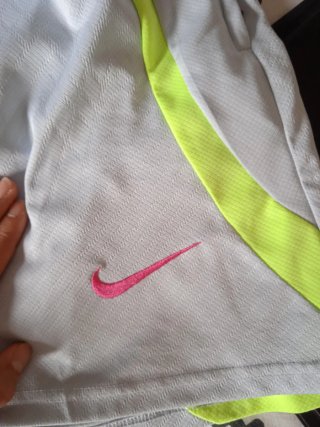 Pantalón corto PSG Nike gris y verde