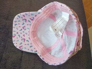 Gorra unicornios niña 5-8 años nueva
