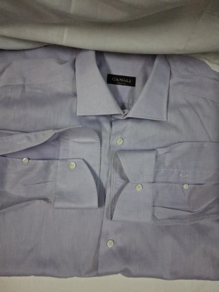 Camicia Uomo Canali Cotone  col glicine  L