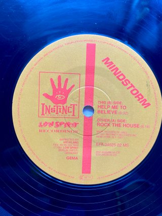 Vinilo Maxi Mindstorm Rock The House 1991