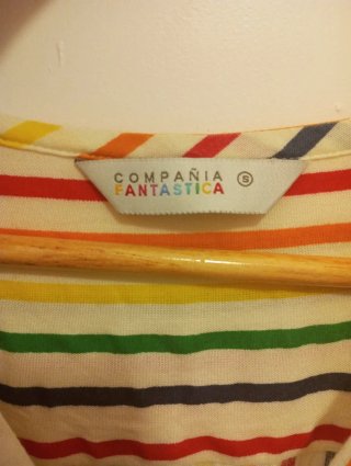 Vestido rayas Compañía Fantástica Talla S